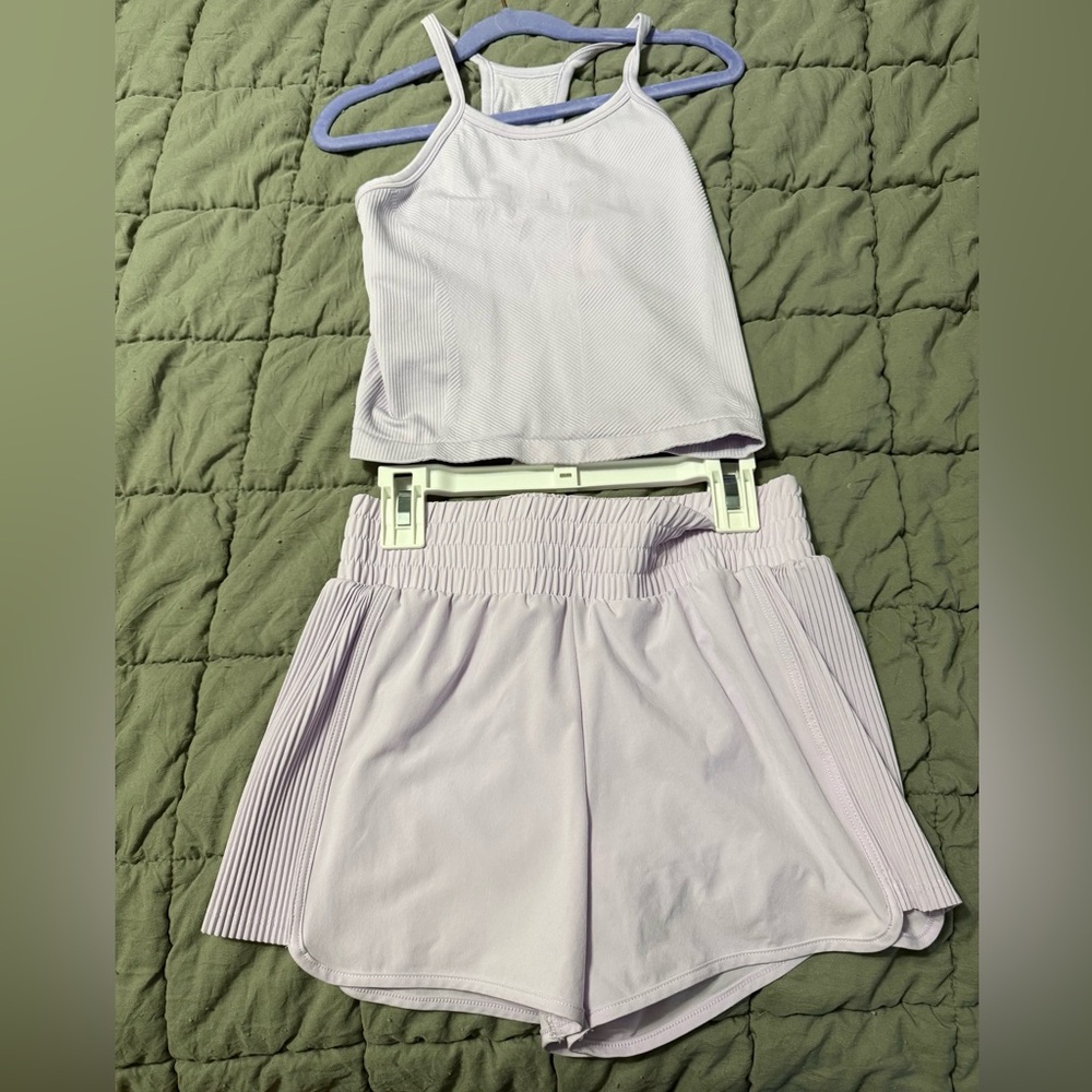 All in Motion Kids Matching Set in Light Purple